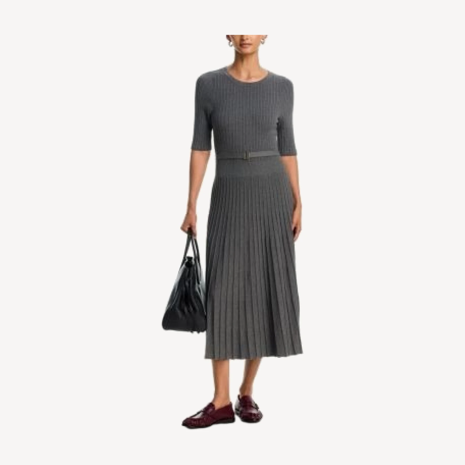 Veronica Beard Elthea Belted Midi Dress