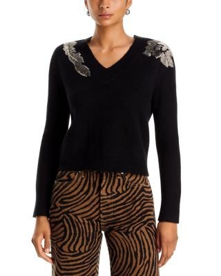 Veronica Beard Saelith Embellished Sweater