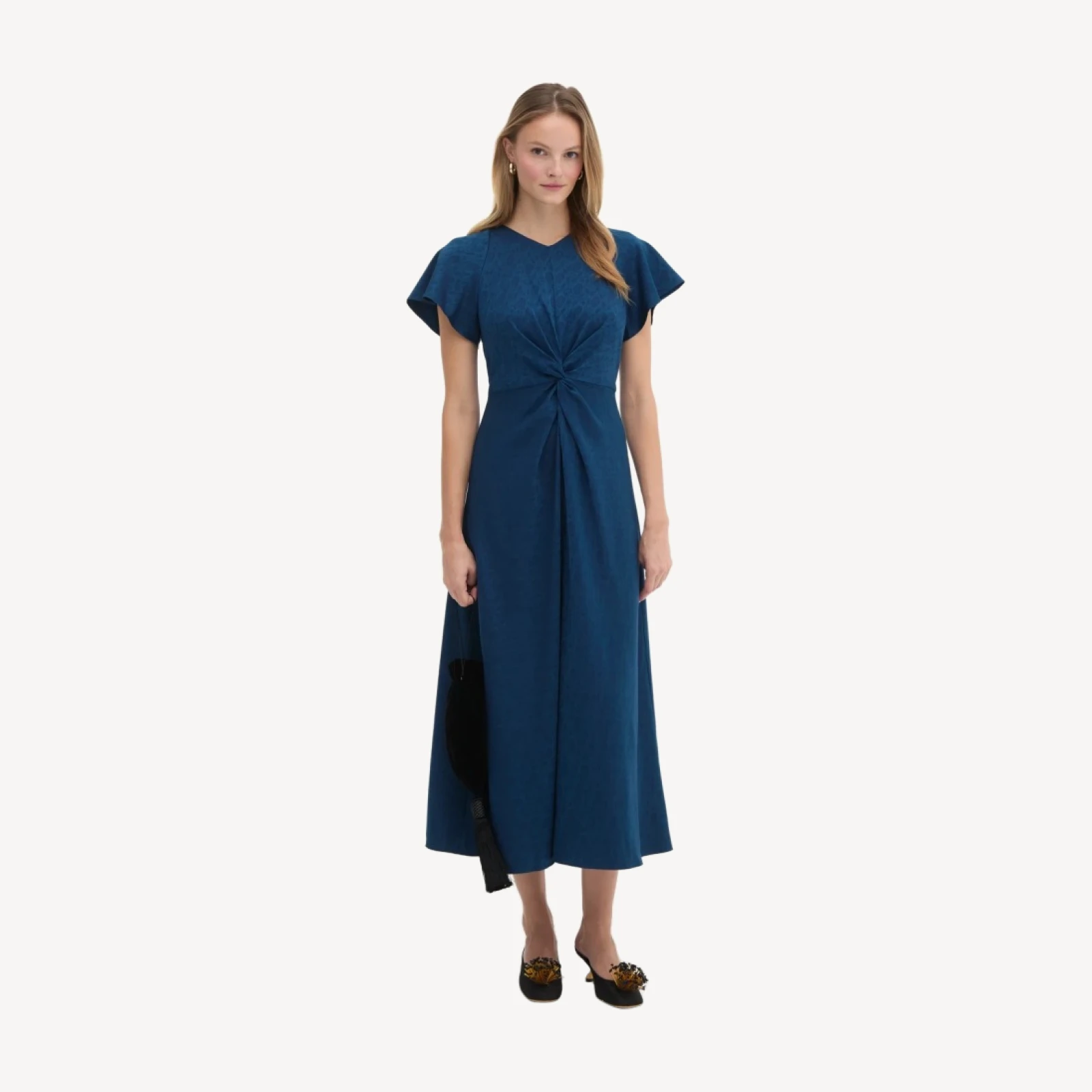 The Opal Dress - Peacock Paisley Vines