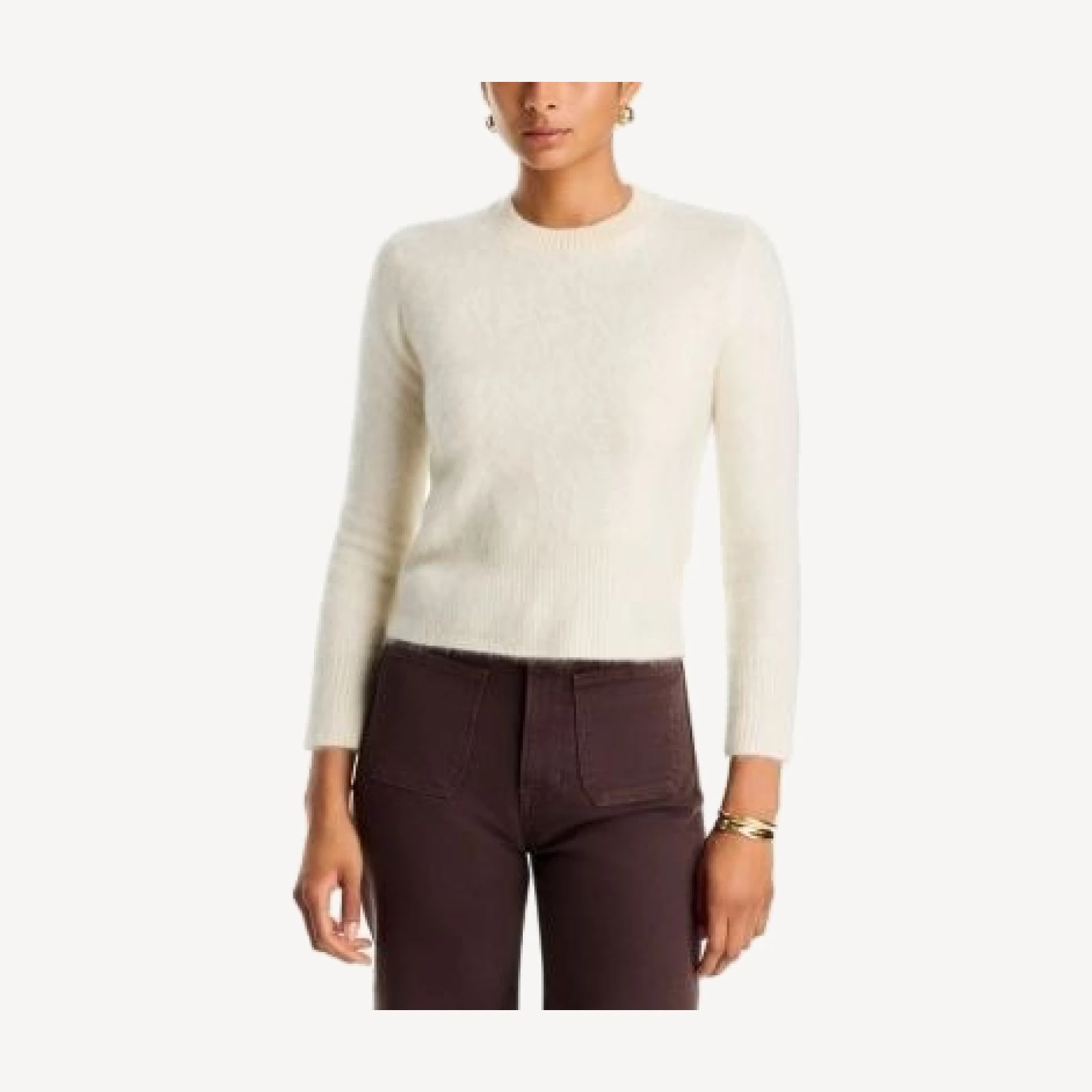 Veronica Beard Frankie Brushed Cashmere Sweater