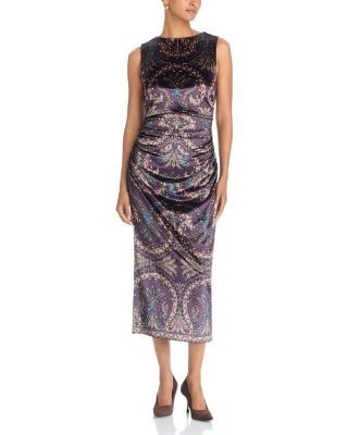 Veronica Beard Charissa Sleeveless Midi Dress