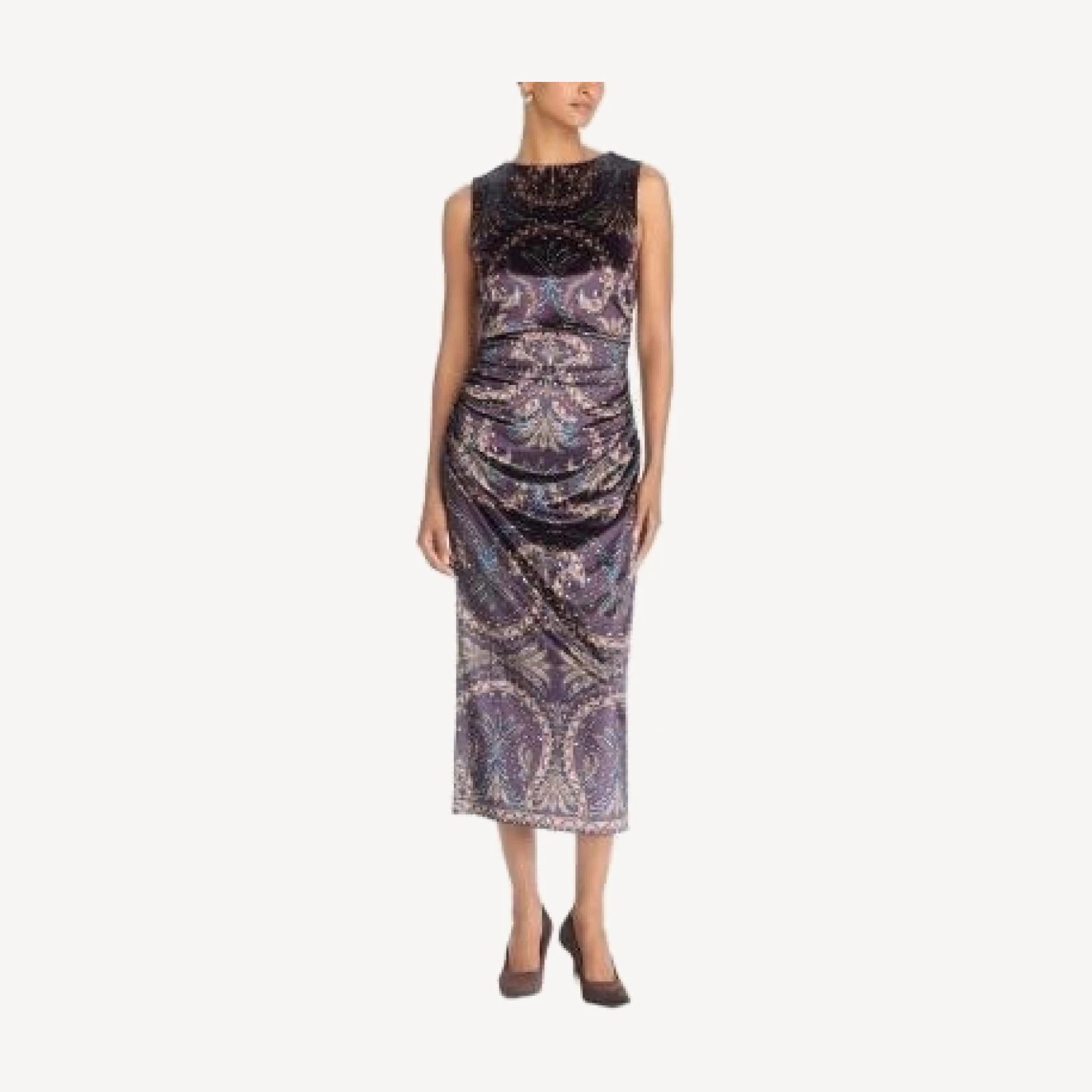 Veronica Beard Charissa Sleeveless Midi Dress