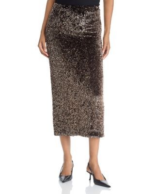 Veronica Beard Koa Embellisehd Midi Skirt