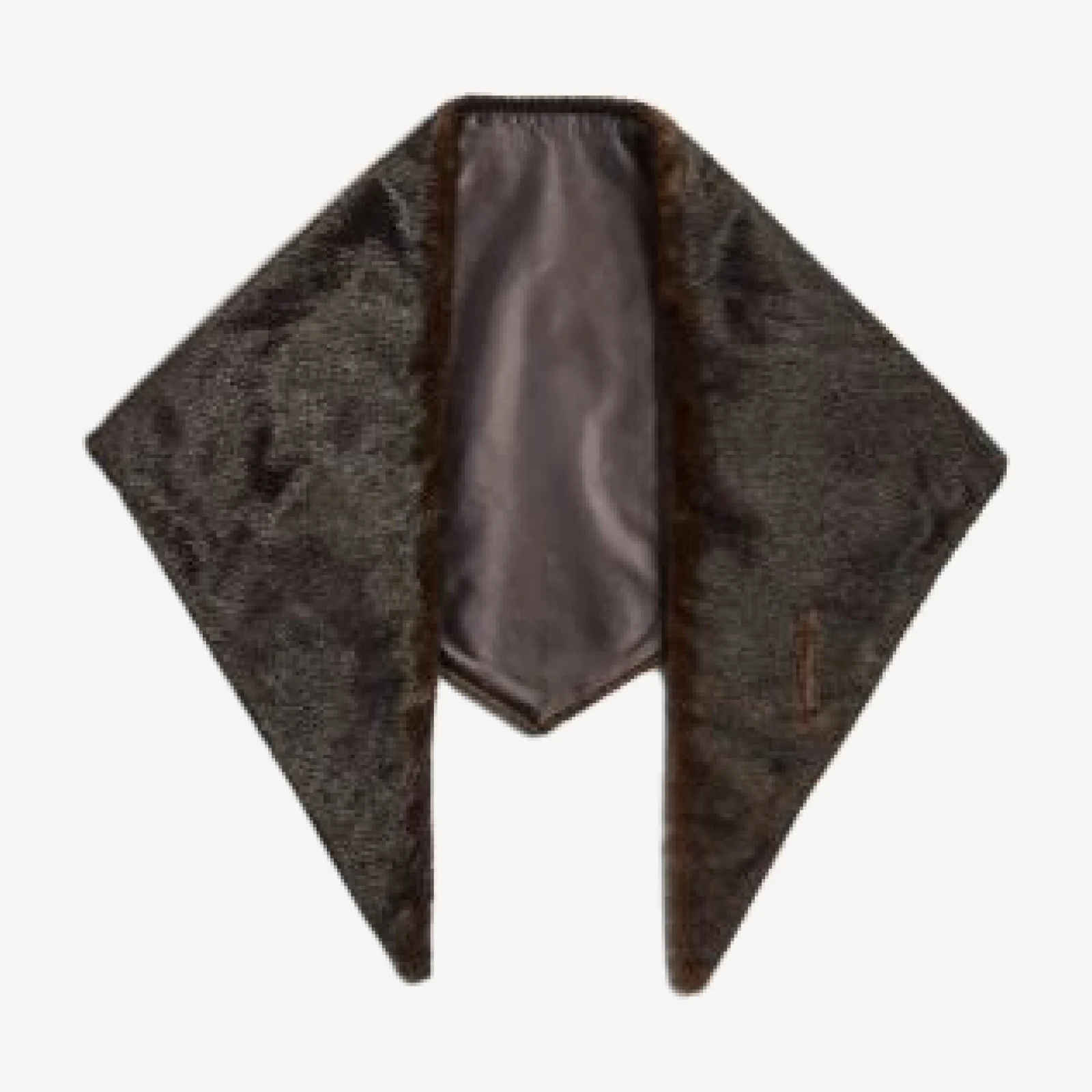 Veronica Beard Faux Fur Triangle Scarf