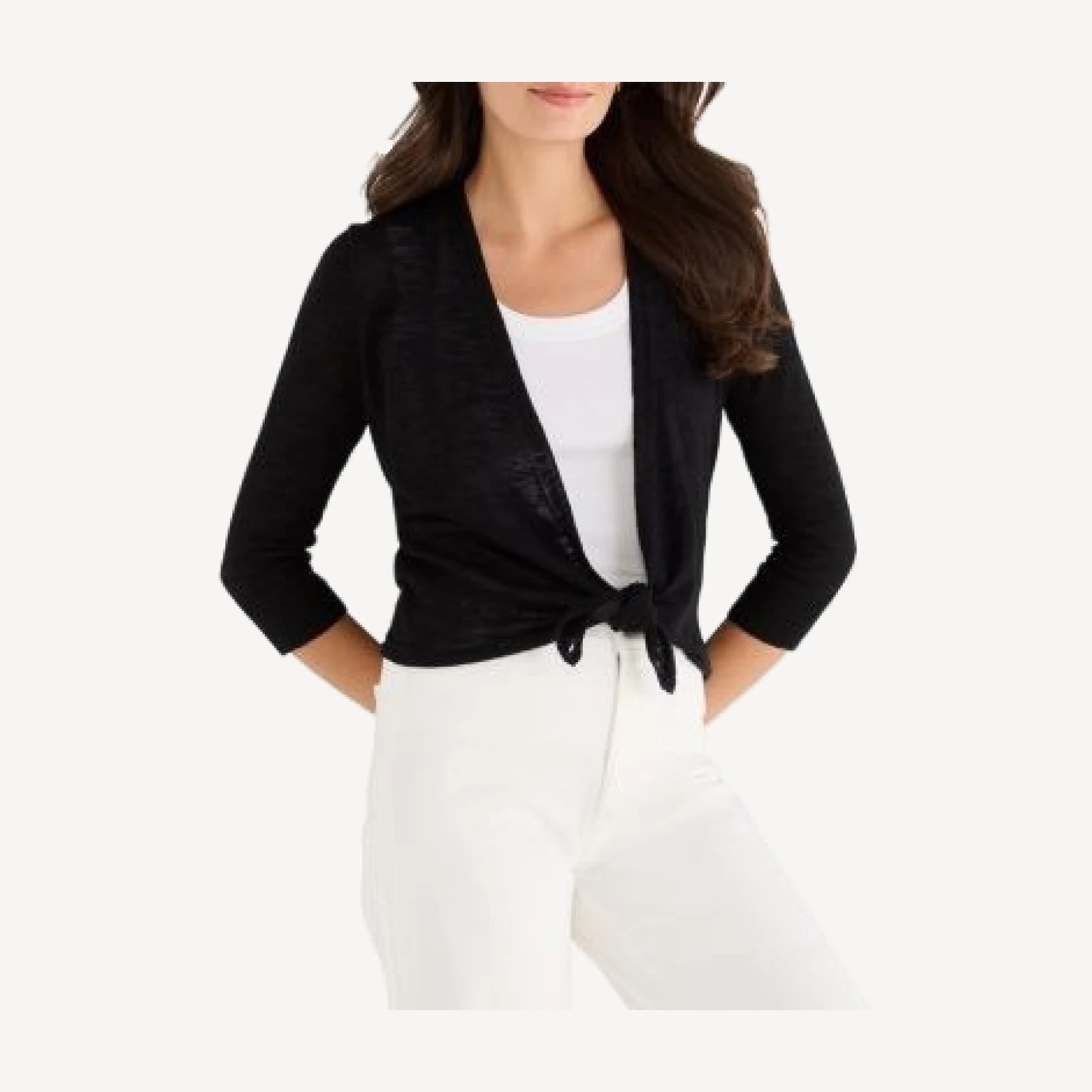 Nic+Zoe Slub Knit 4 Way Cardigan