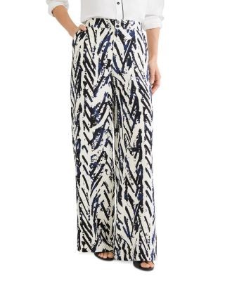 Nic+Zoe Crosshatch Wide Leg Pants