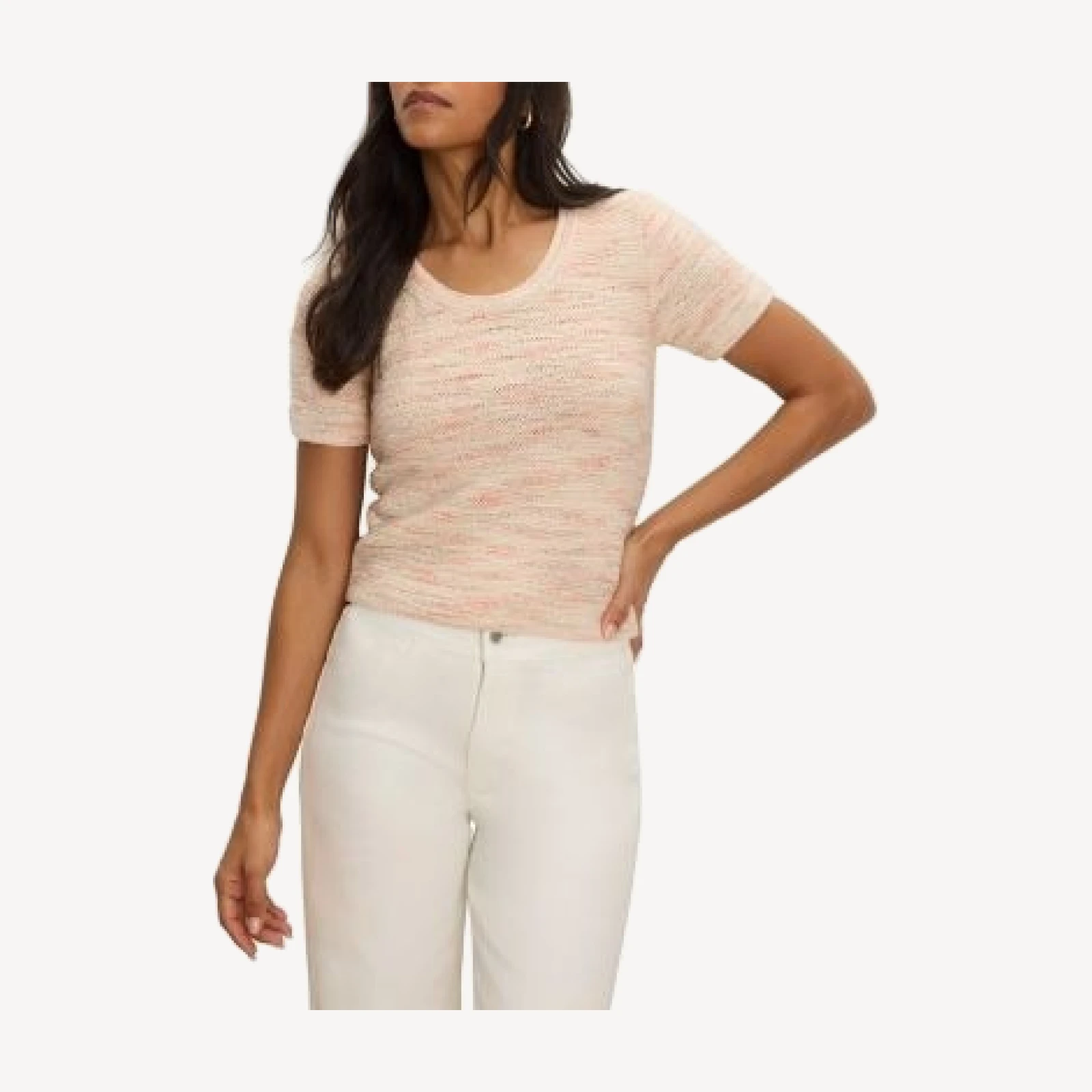 Nic+Zoe Textured Wave Sweater