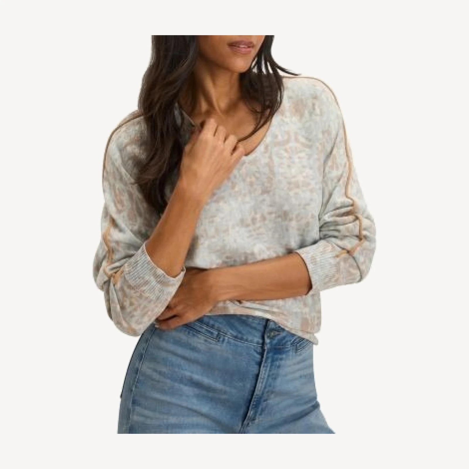 Nic+Zoe Impressions Tipped Sweater