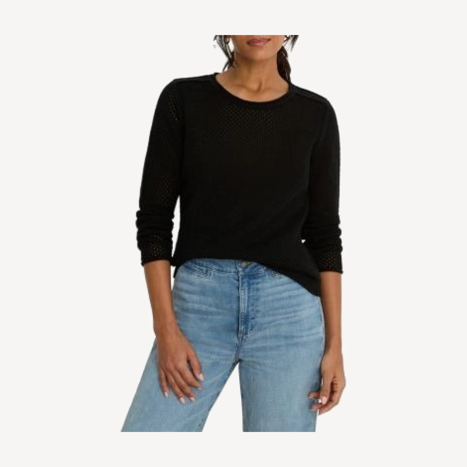 Nic+Zoe Breezeway Mesh Sweater