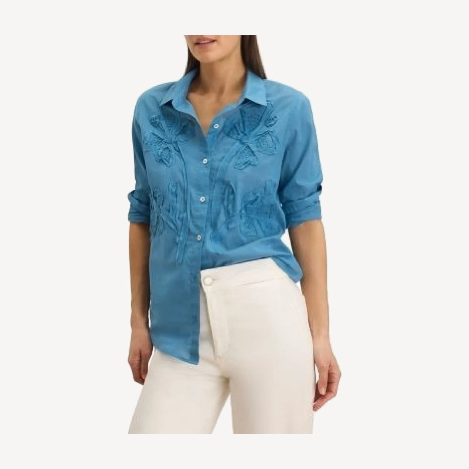 Nic+Zoe Petites Dimensional Bloom Shirt