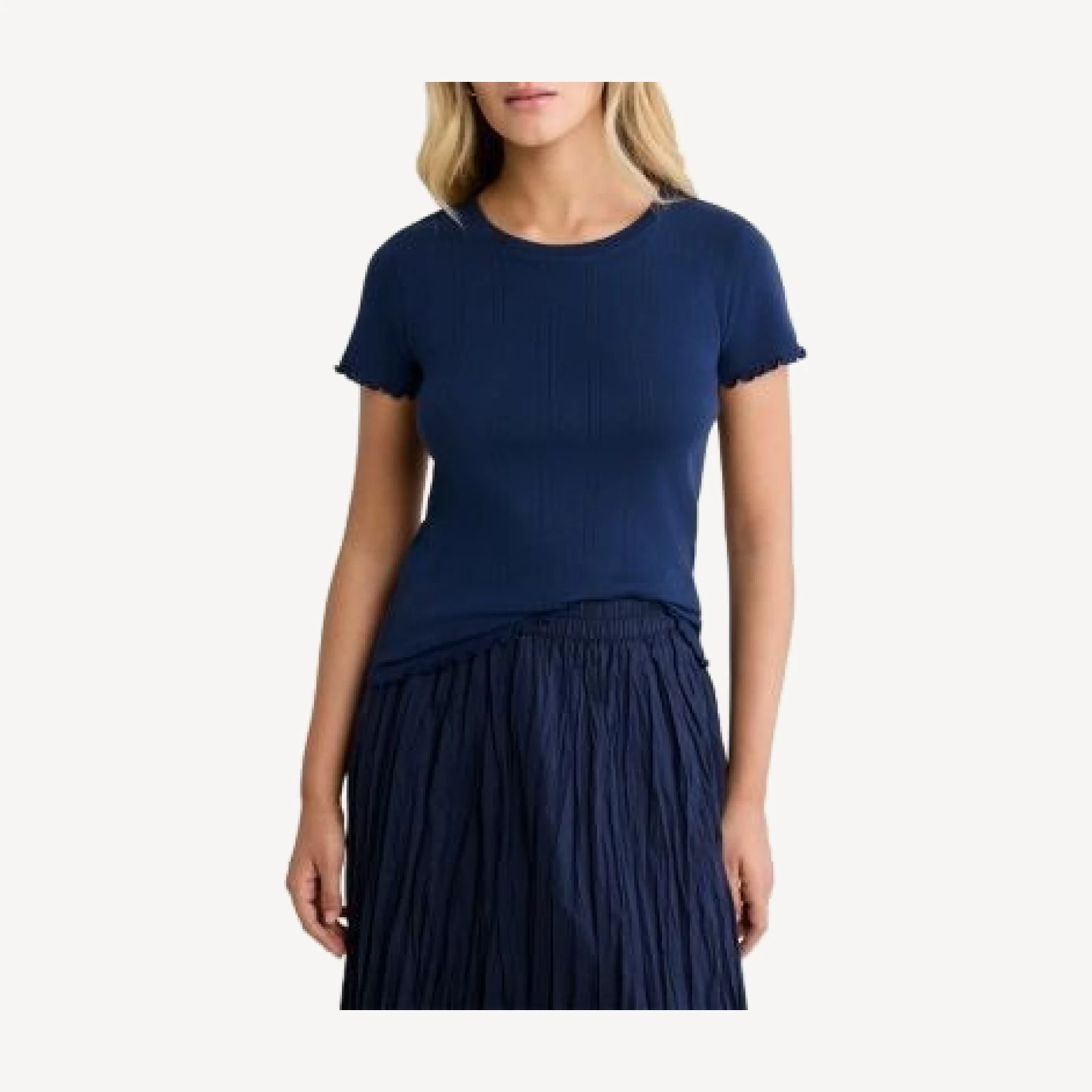 Nic+Zoe Pointelle Rib Georgia Tee