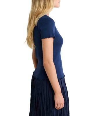 Nic+Zoe Pointelle Rib Georgia Tee