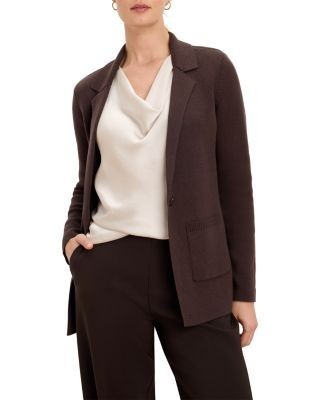 Nic+Zoe Cotton Blend Knit Blazer