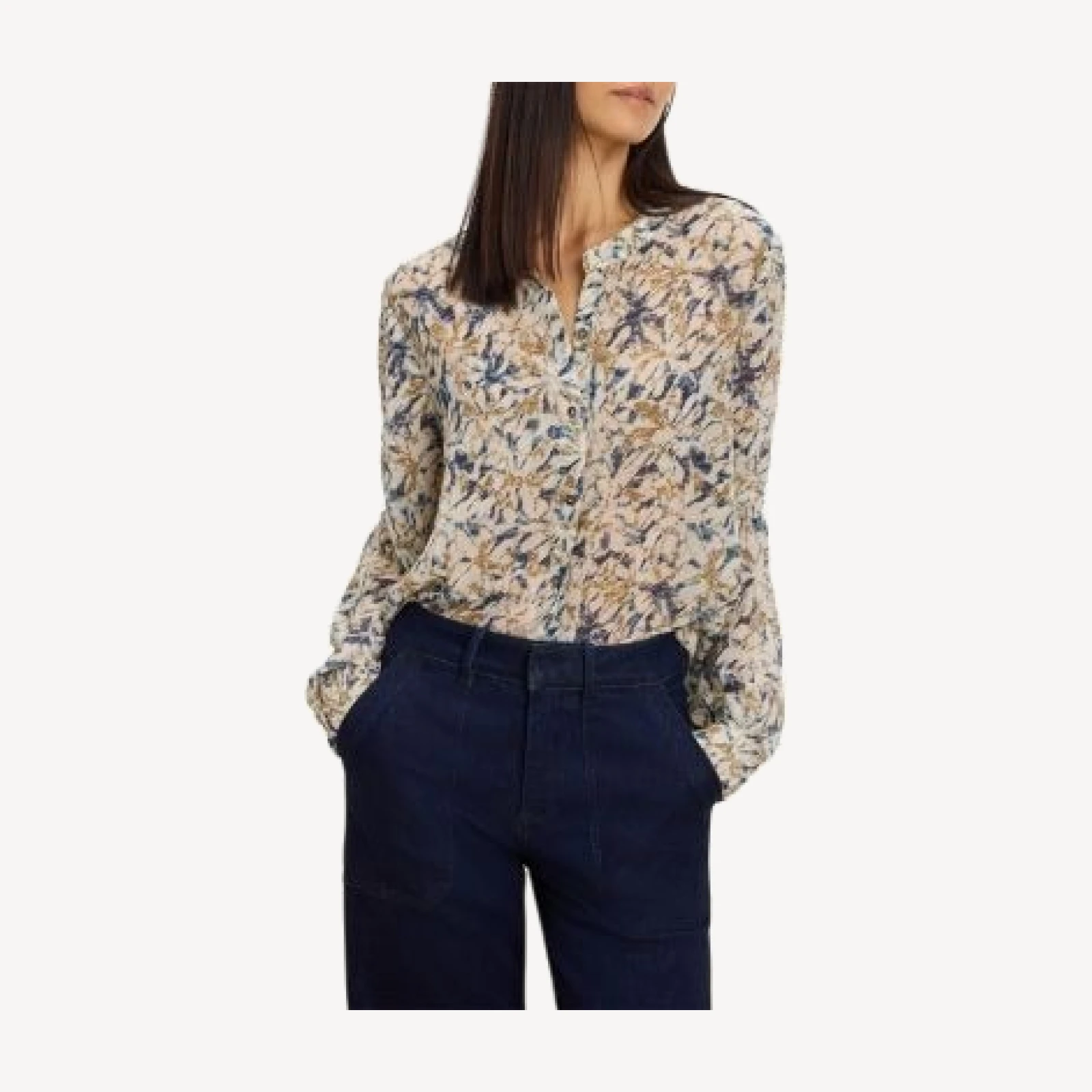 Nic+Zoe Bloomsbury Chiffon Shirt