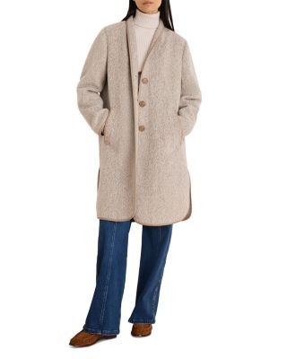 Nic+Zoe Jacquard Side Slit Top Coat