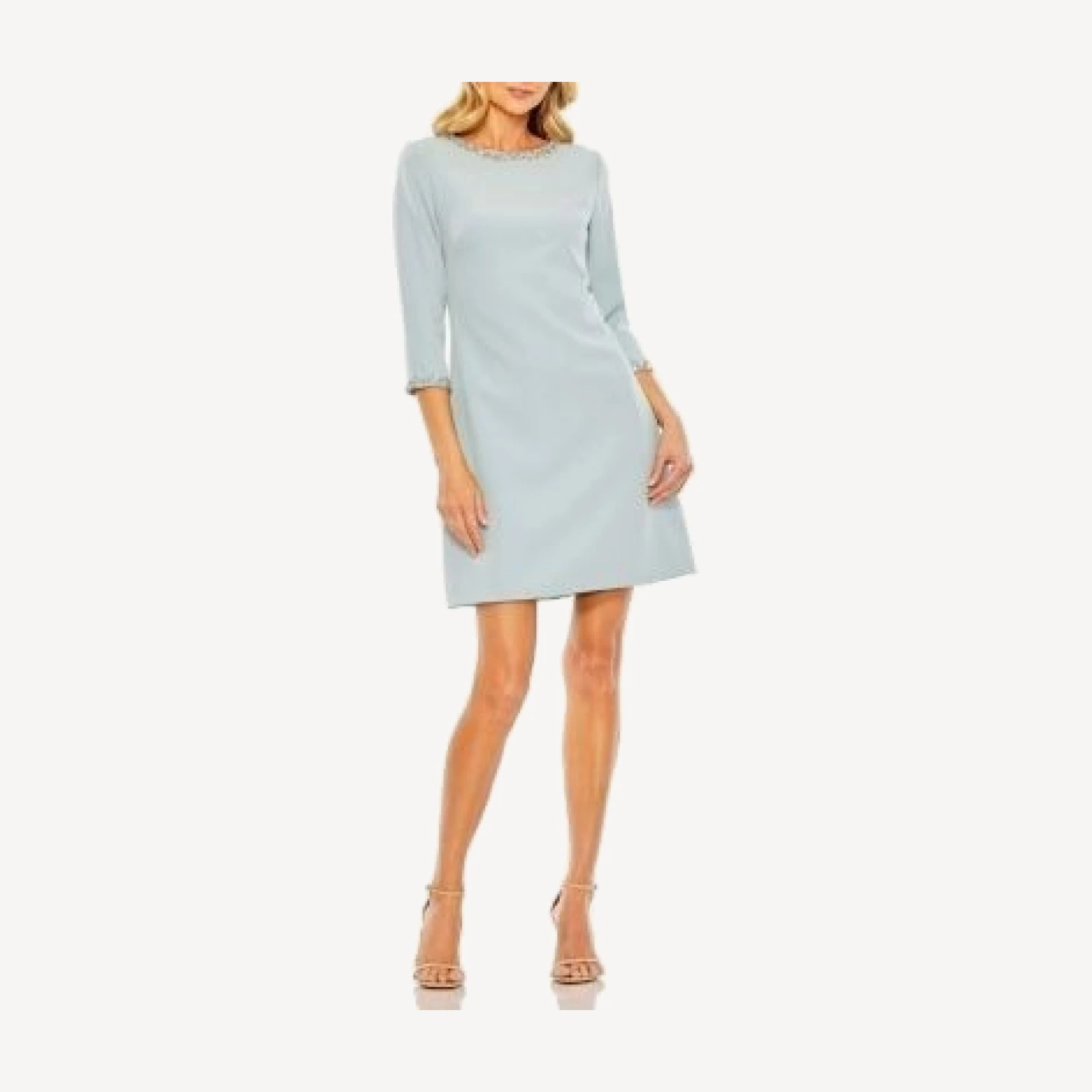 Mac Duggal A-Line Embellished Cocktail Dress