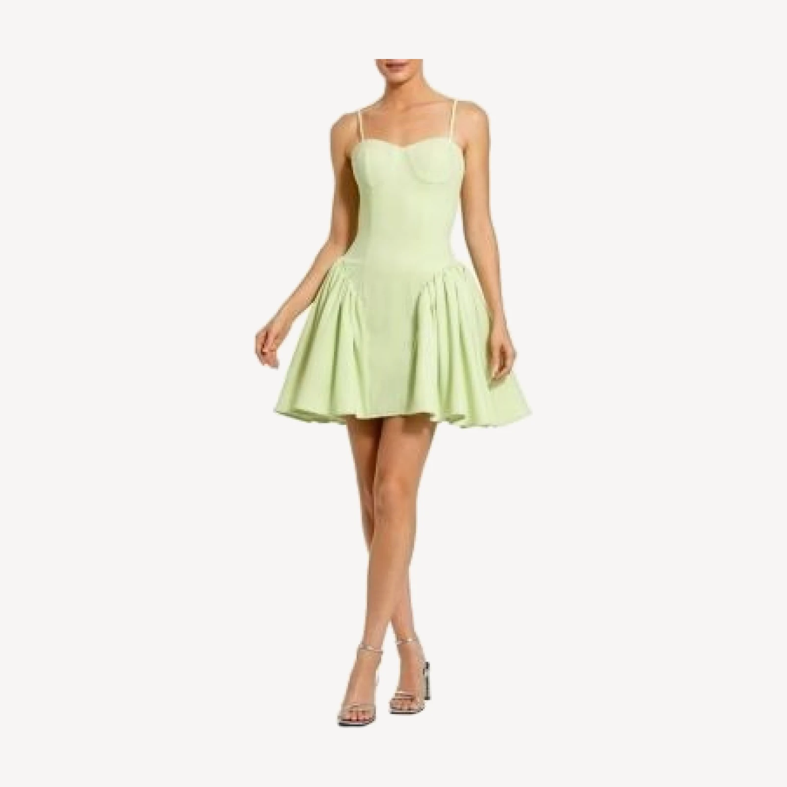 Mac Duggal Sweetheart Neck Spaghetti Strap Corset Fit & Flare Mini Dress