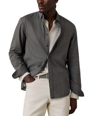 Faherty Patina Chambray Classic Button Down Shirt