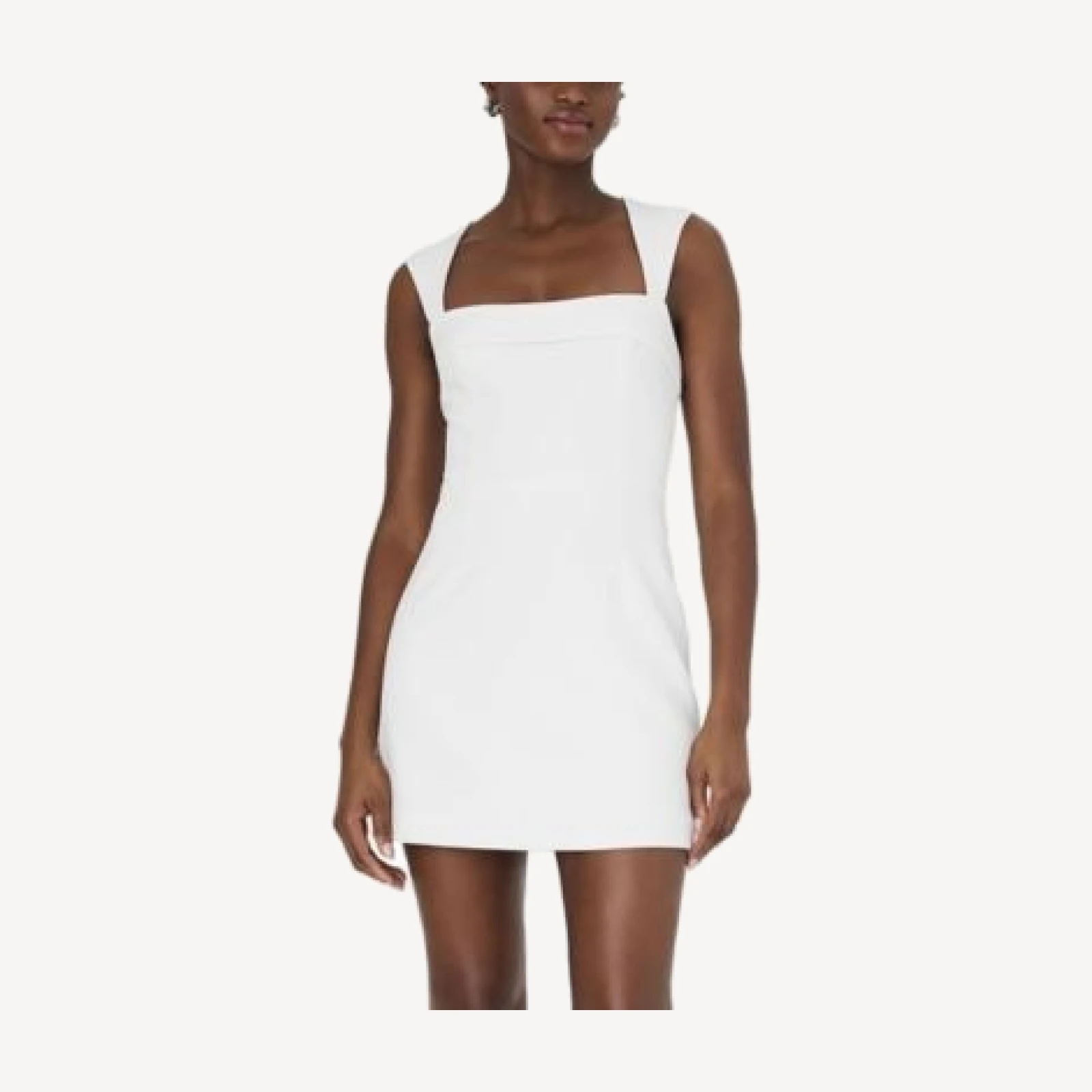 French Connection Whisper Square Neck Mini Dress