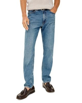 Rails Clayton Relaxed Fit Whiskered 32 Jeans in Heritage Indigo