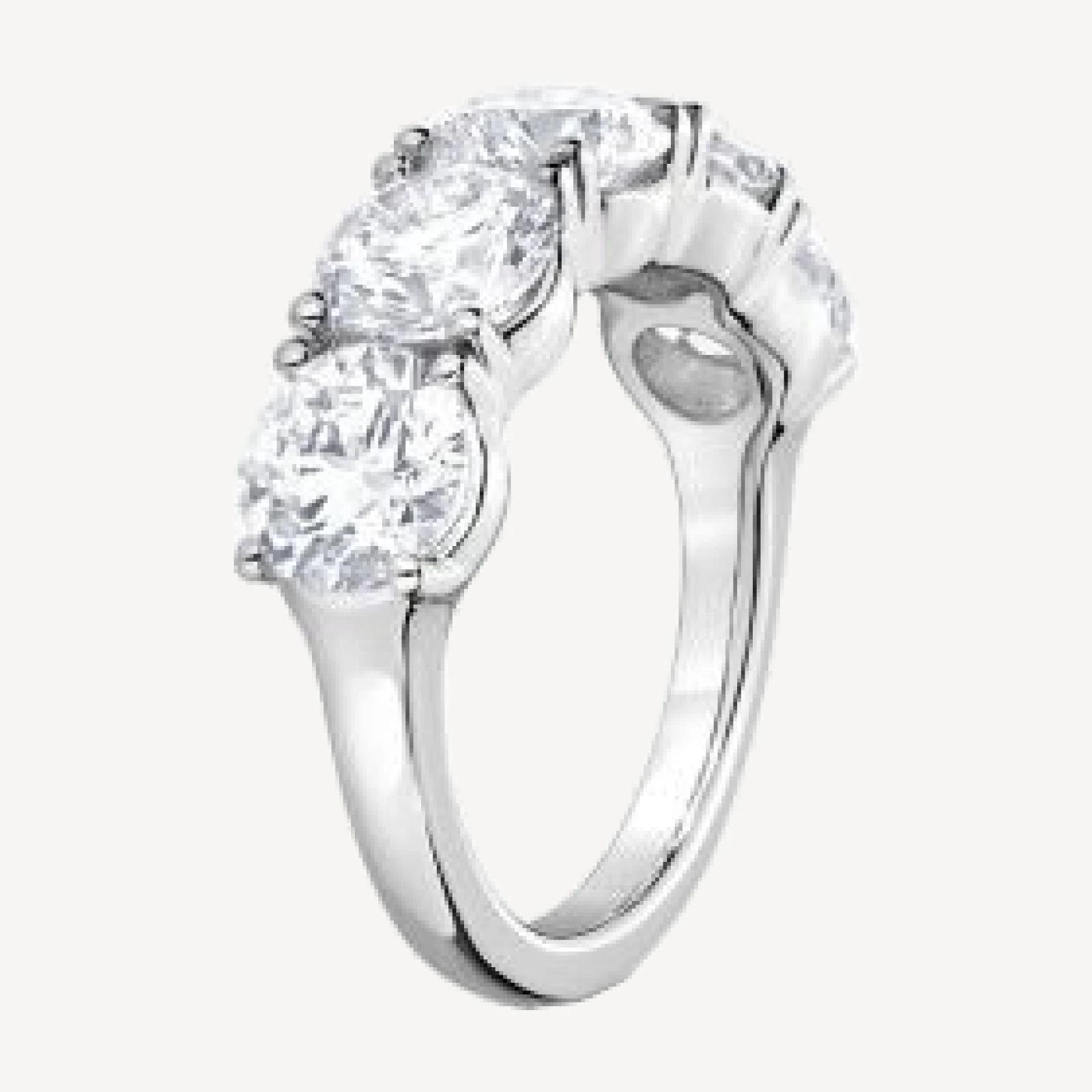 Bloomingdale's Fine Collection Certified Lab Grown Diamond Band in 18K White Gold, 5.0 tcw