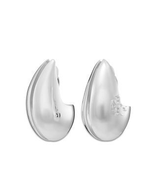 Tory Burch Wave Clip On Drop Earrings in 18K Gold Plated