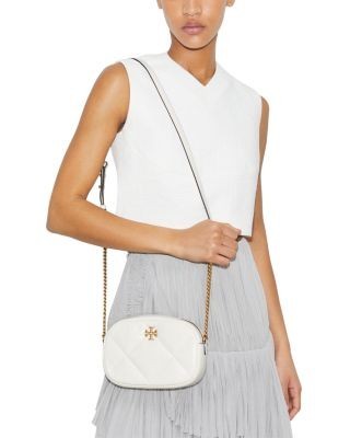 Tory Burch Kira Diamond Quilted Leather Camera Bag