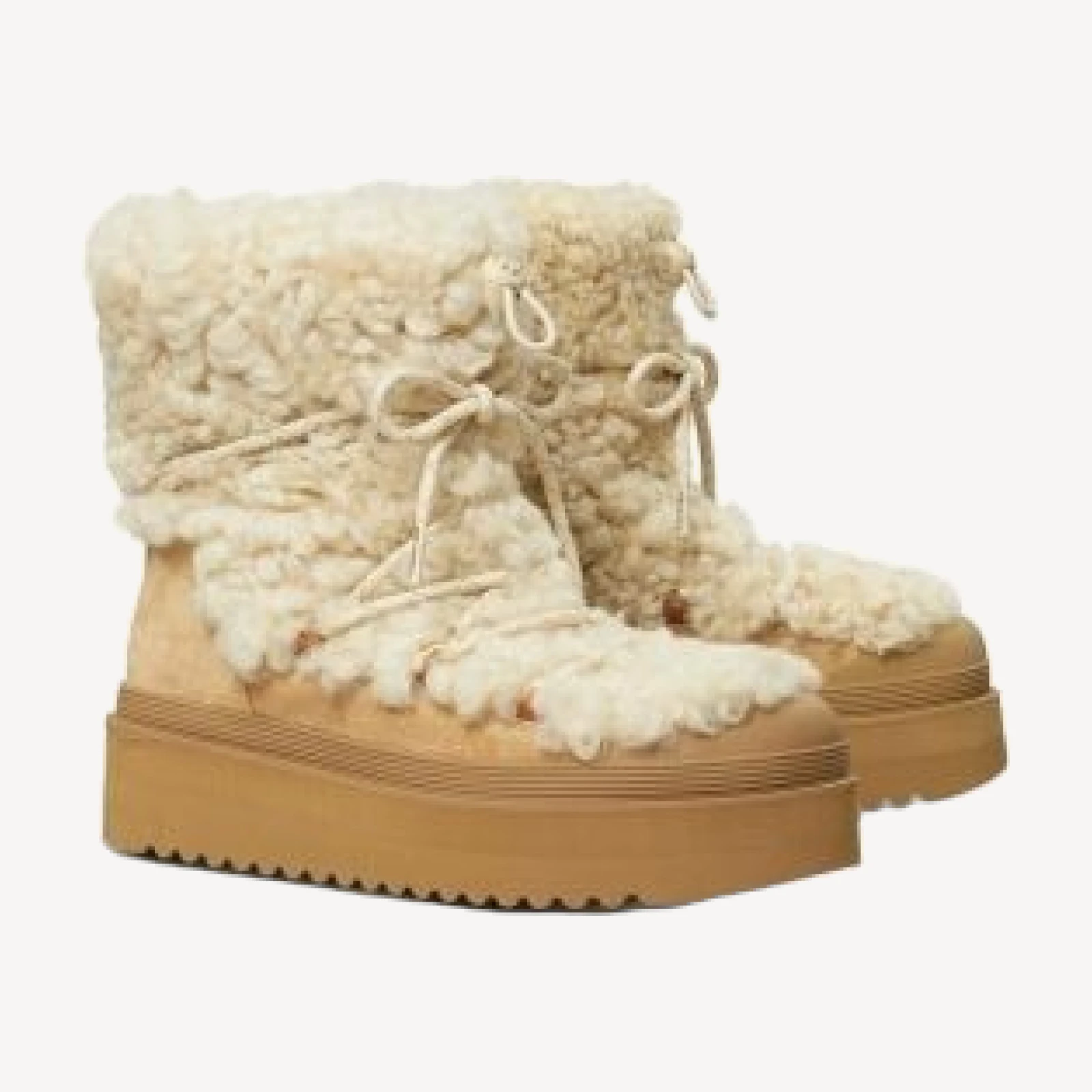 Tory Burch Women's Mellow Shearling Embellished Ankle Boots
