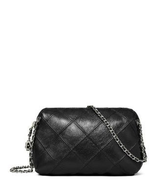 Tory Burch Fleming Distressed Quilted Leather Crossbody