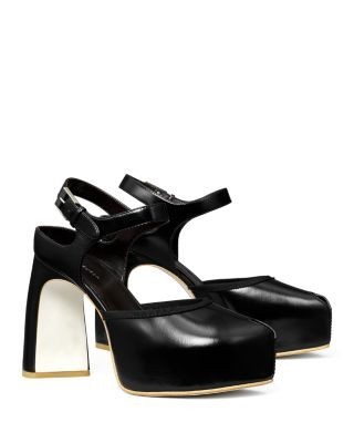 Tory Burch Women's Peep Toe Platform Pumps