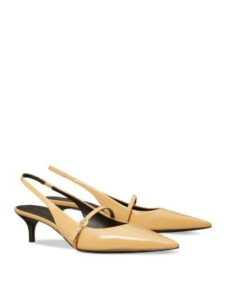 Tory Burch Women's Double T Buckle Pumps