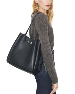 Tory Burch Romy Leather Large Bucket Bag