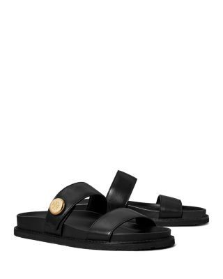 Tory Burch Women's Romy Sport Leather Slide Sandals