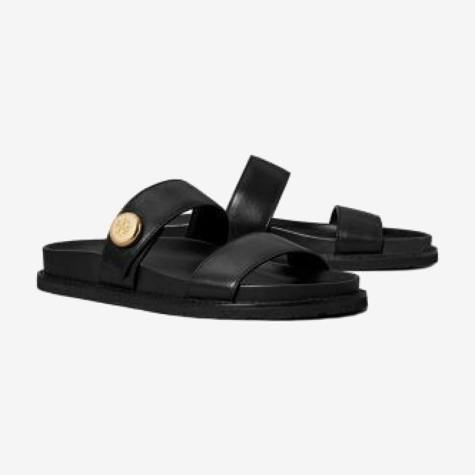 Tory Burch Women's Romy Sport Leather Slide Sandals