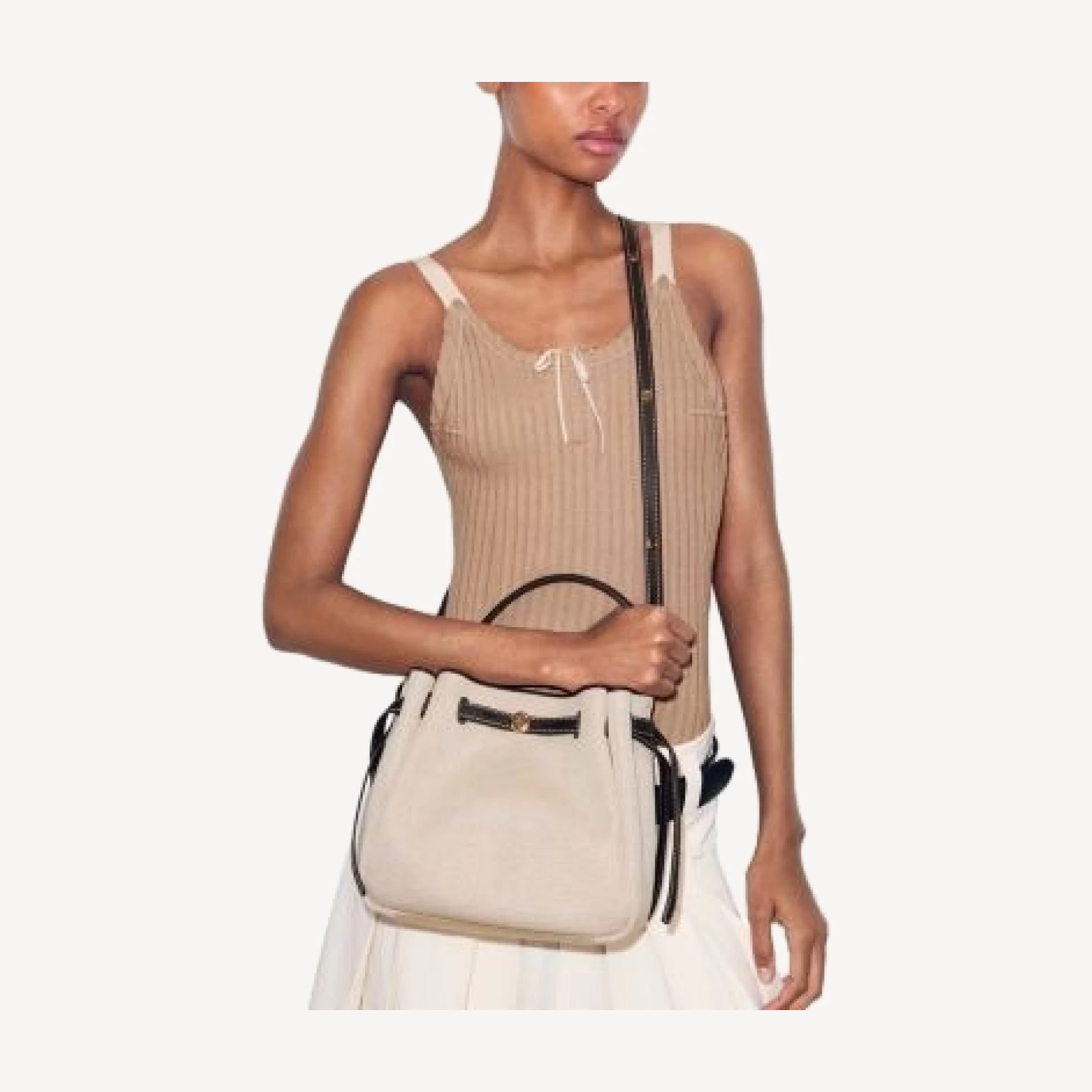 Tory Burch Romy Bucket Bag in Canvas