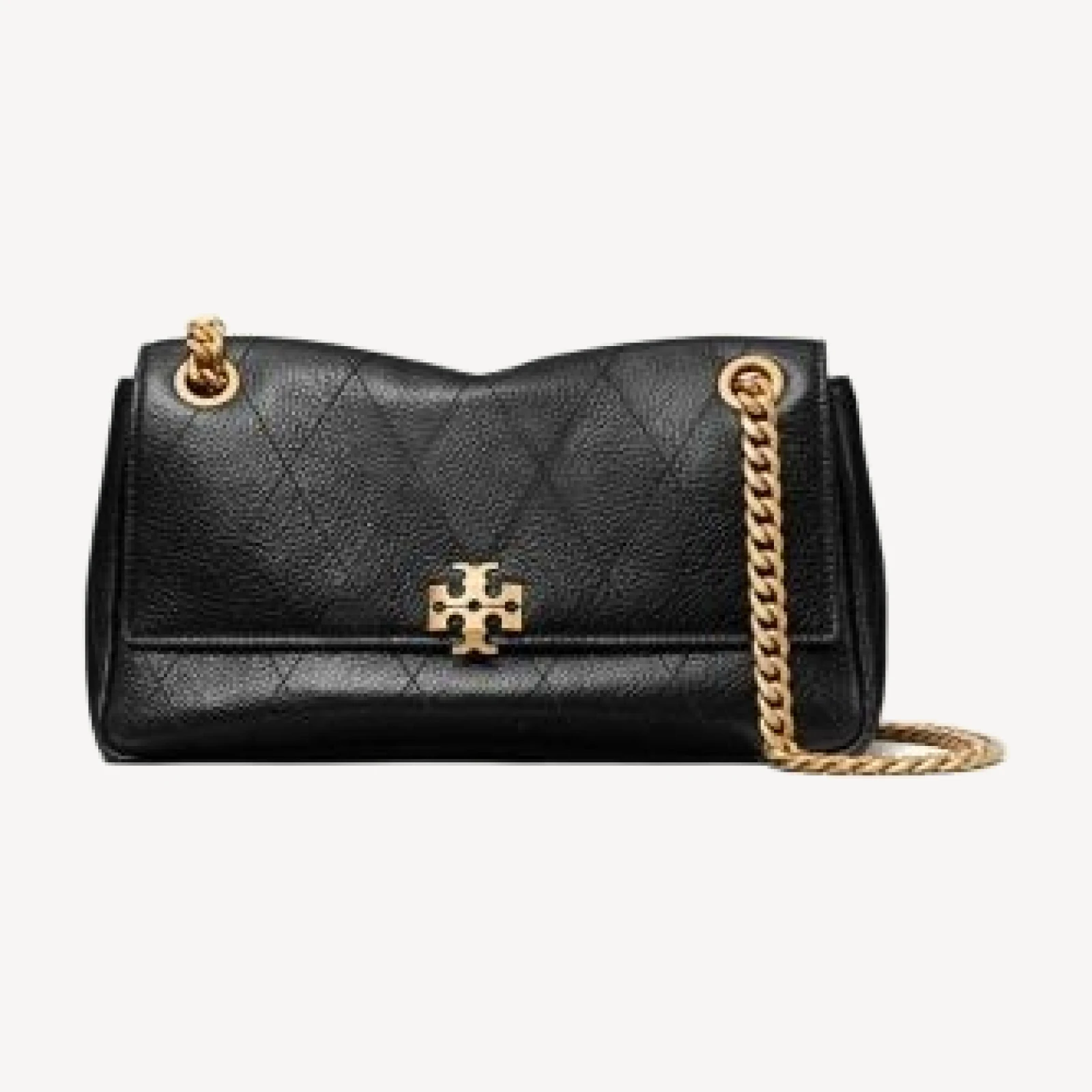 Tory Burch Charlie Small Quilted Leather Shoulder Bag