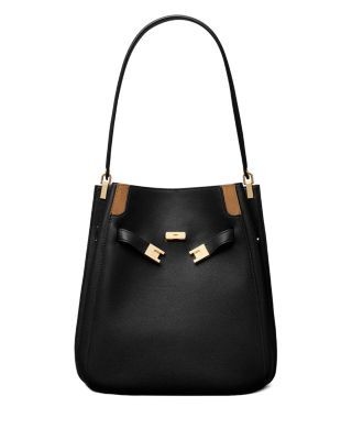 Tory Burch Lee Radziwell Leather Bucket Bag