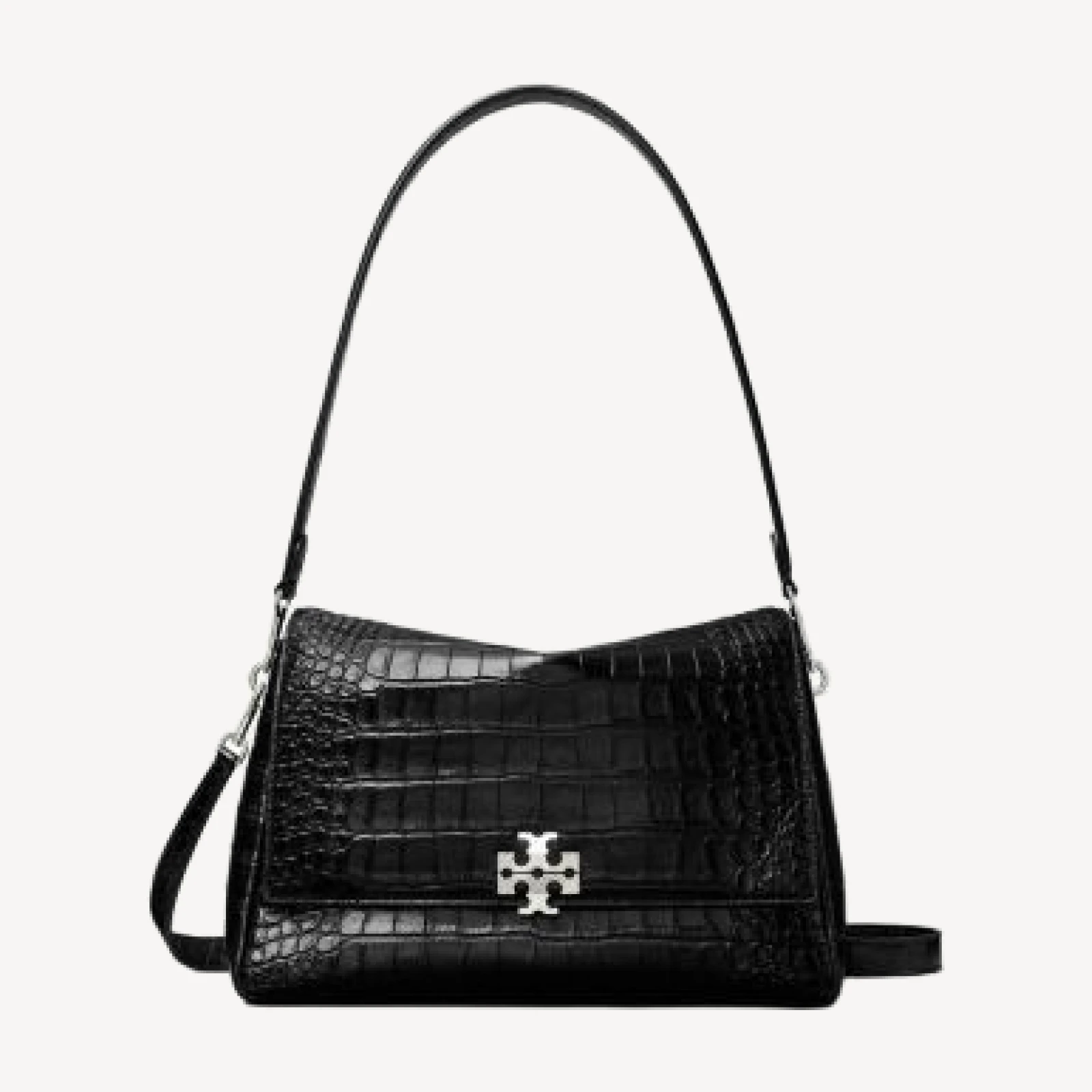 Tory Burch Charlie Embossed Shoulder Bag