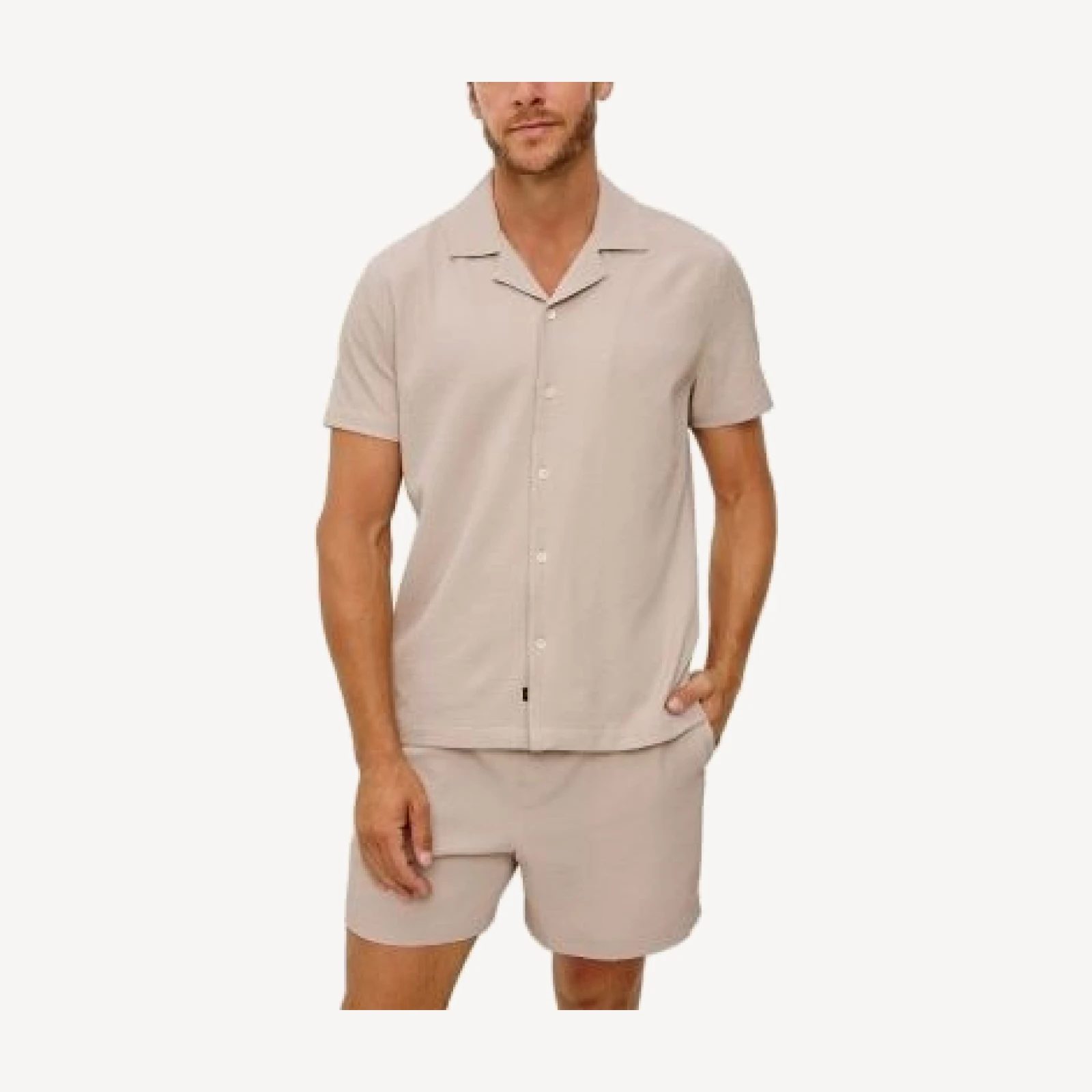 Rails Amalfi Khaki Check Seersucker Shirt