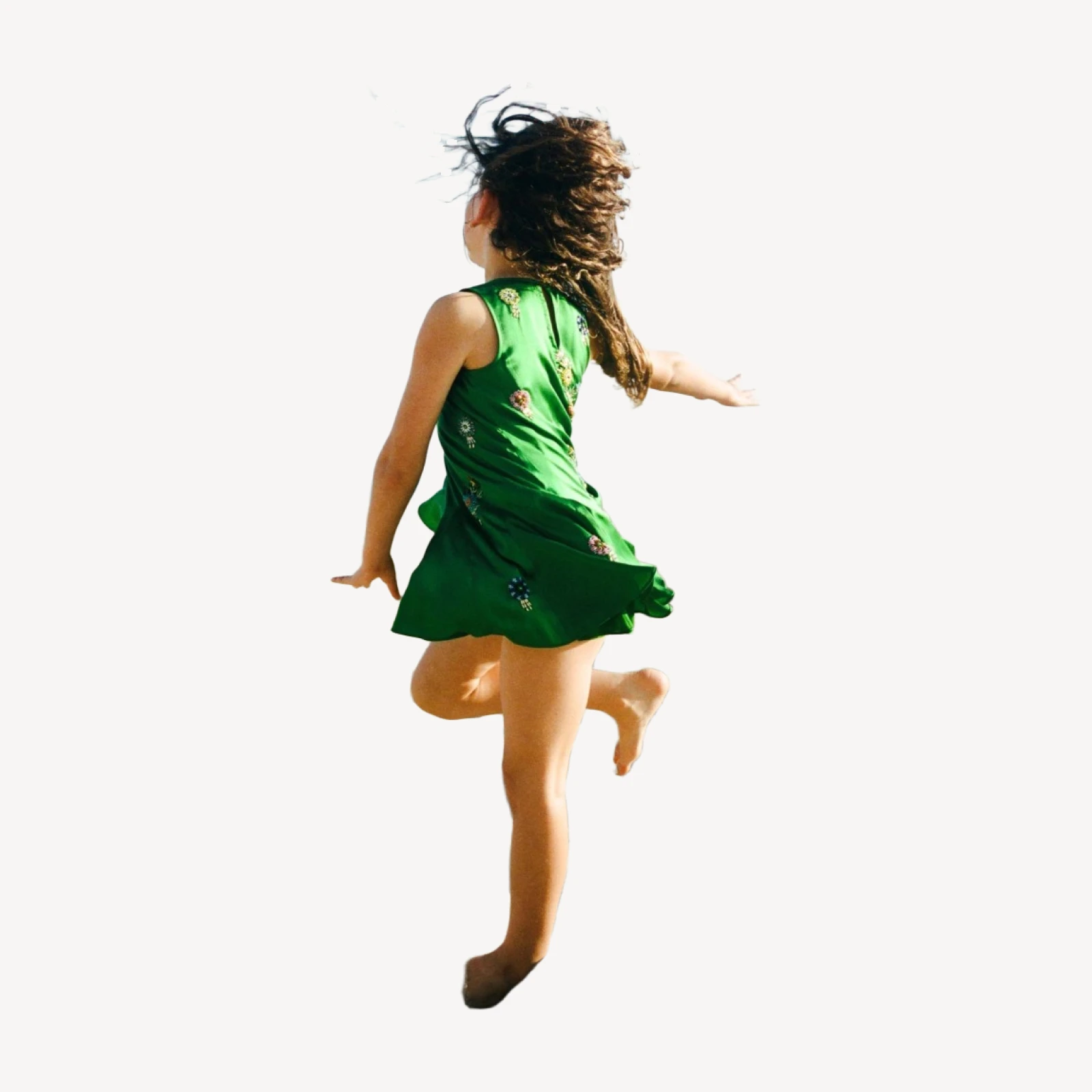 ARIEL DRESS -- EMERALD