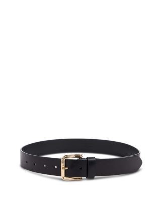 Tory Burch Women's Double Wire Buckle Leather Belt