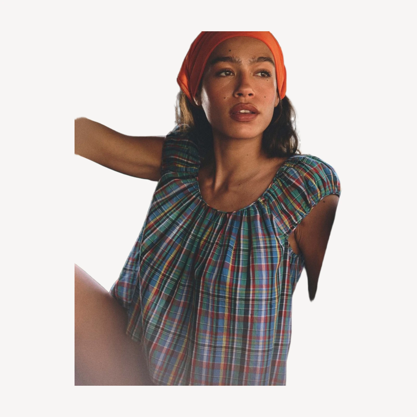 JESSA TOP -- ALDERBROOK PLAID