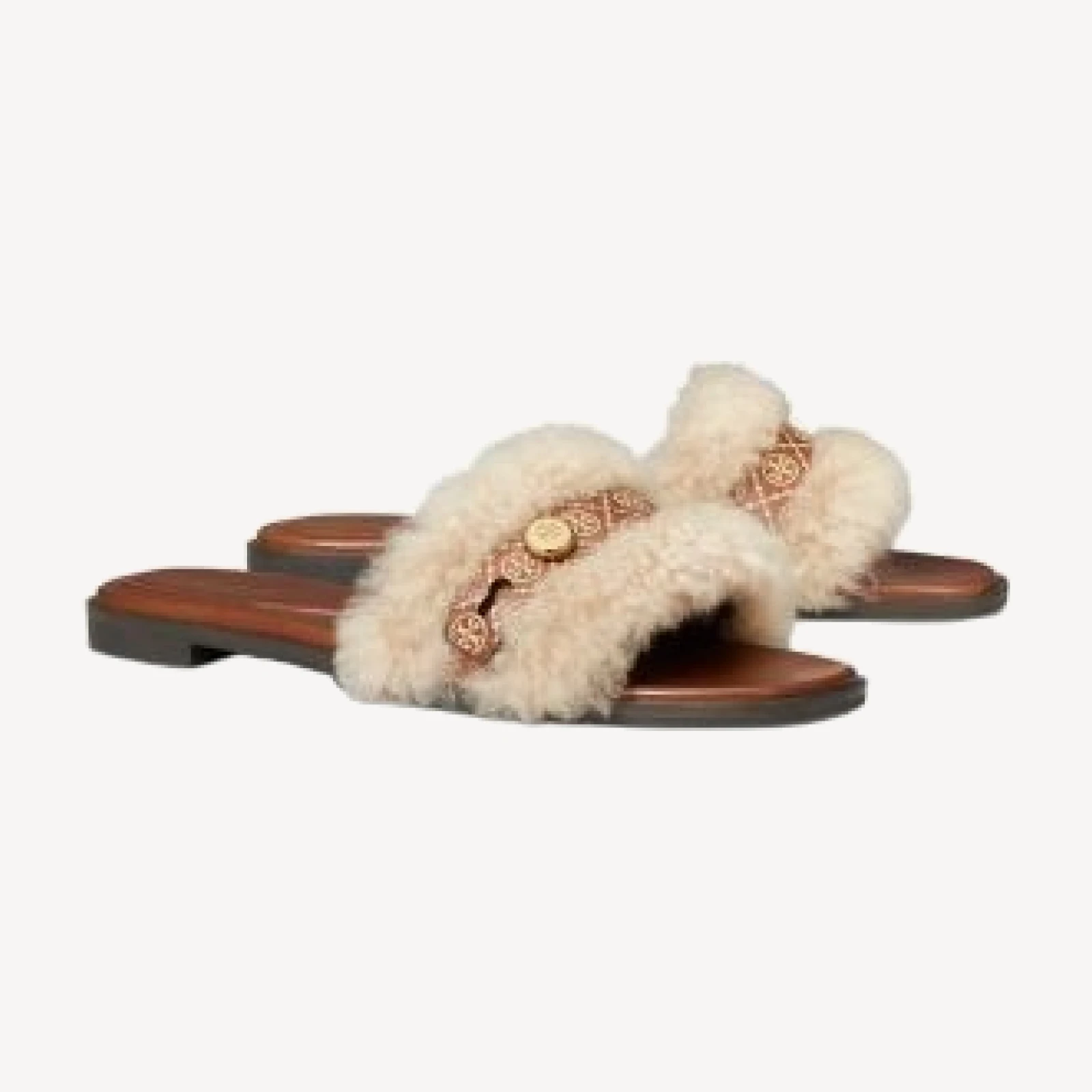 Tory Burch Women's Romy Shearling Sandals