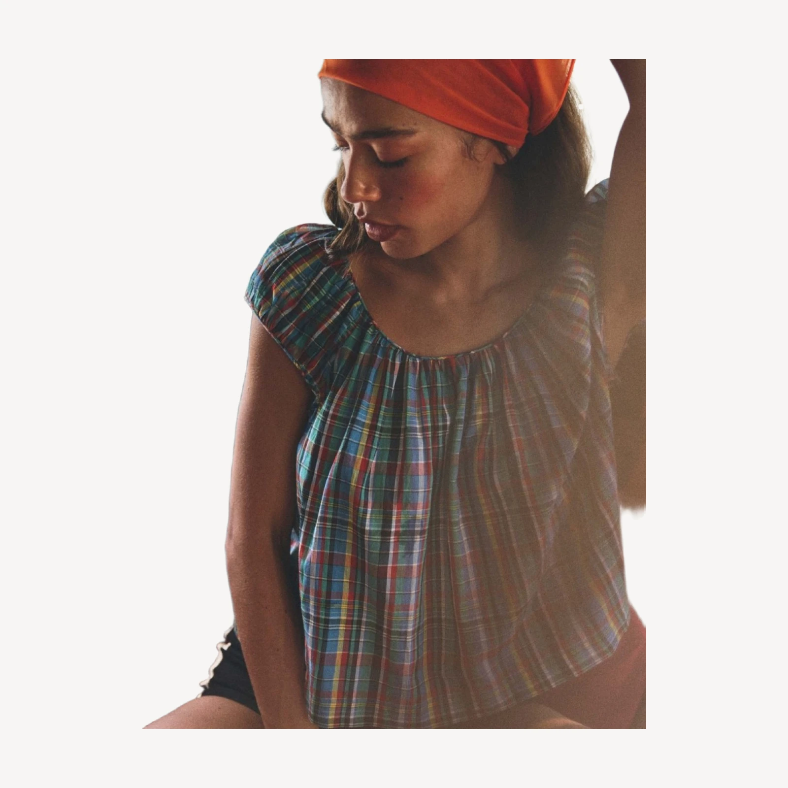 JESSA TOP -- ALDERBROOK PLAID