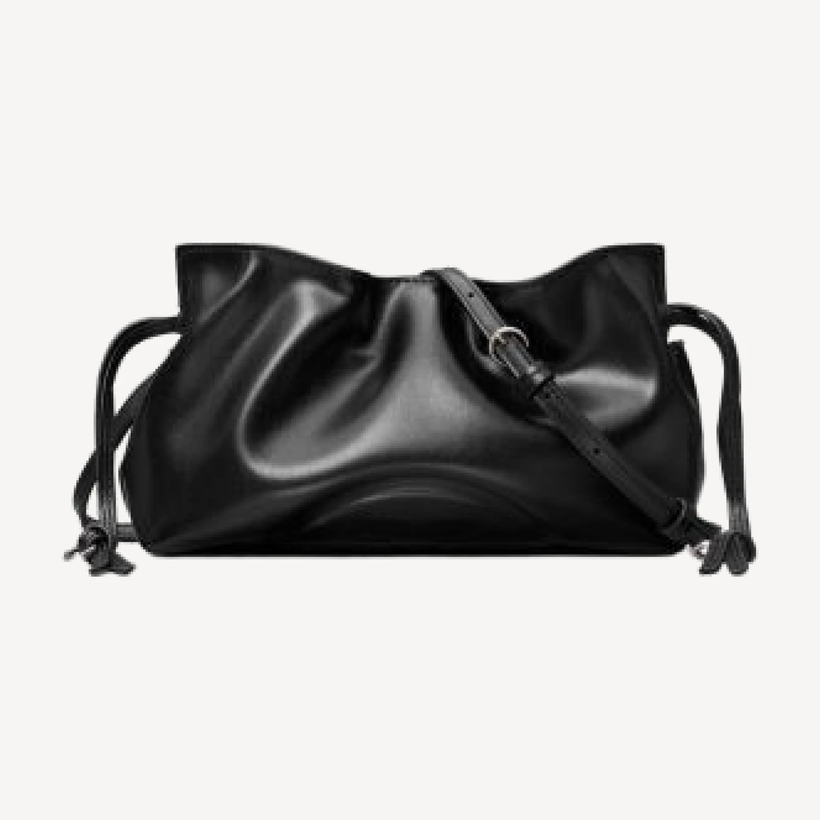 Tory Burch Ella Faux Leather Drawstring Pouch