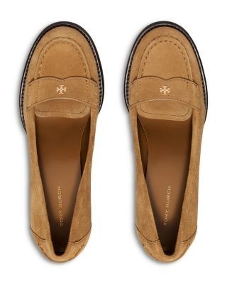 Tory Burch Women's Vintage Suede Heeled Loafers