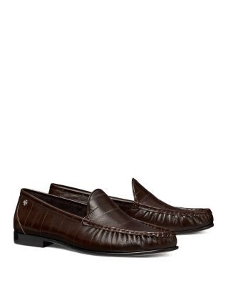 Tory Burch Women's Classic Ruched Leather Loafers