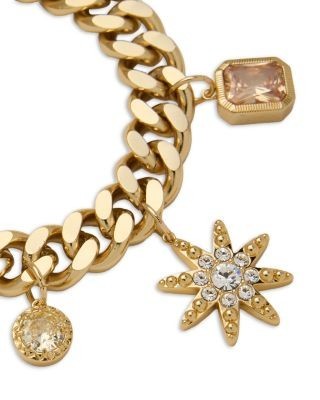 Ramy Brook Bead Charm Jewelry Cubic Zirconia, Freshwater Pearl Emma Charm Bracelet