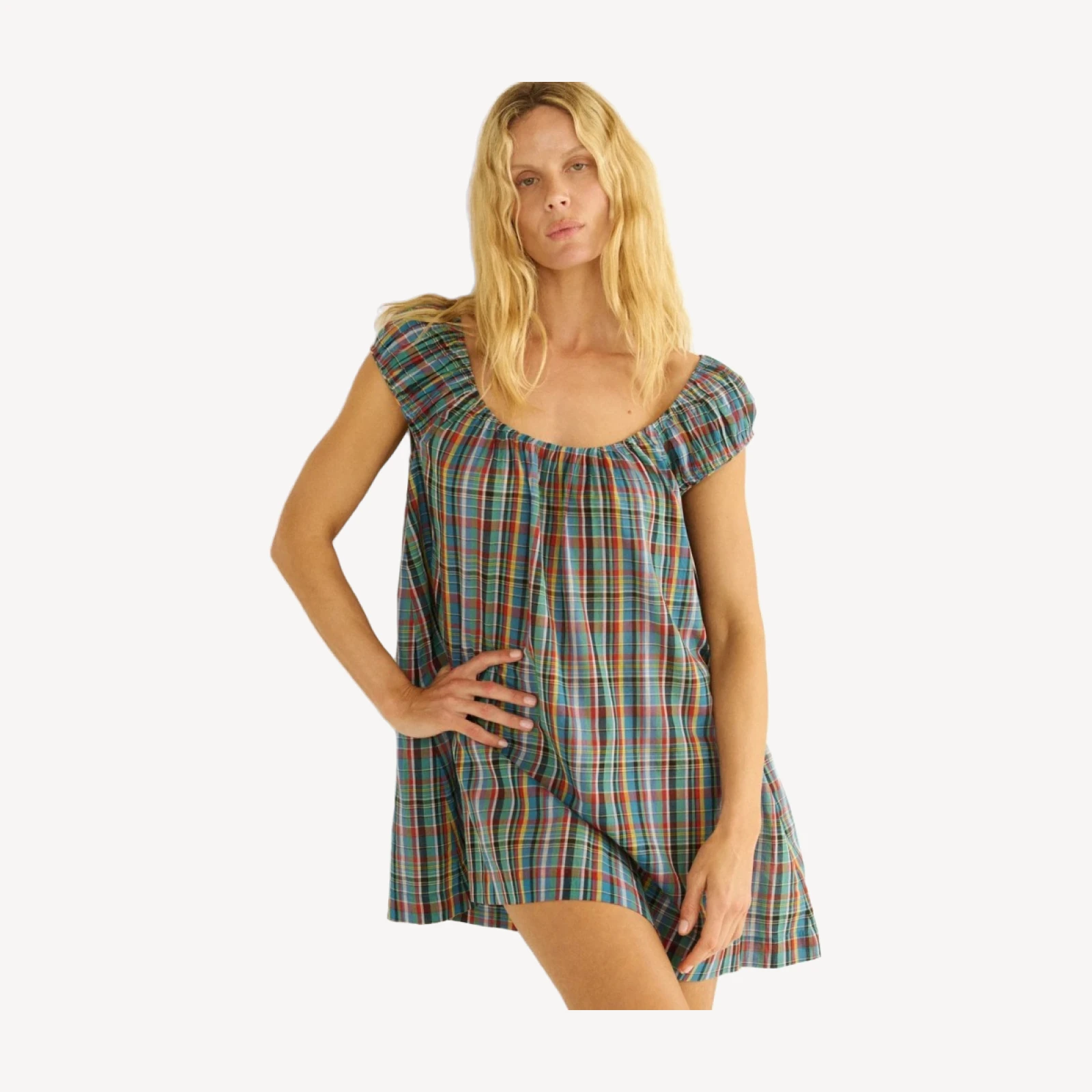 FAYE DRESS -- ALDERBROOK PLAID