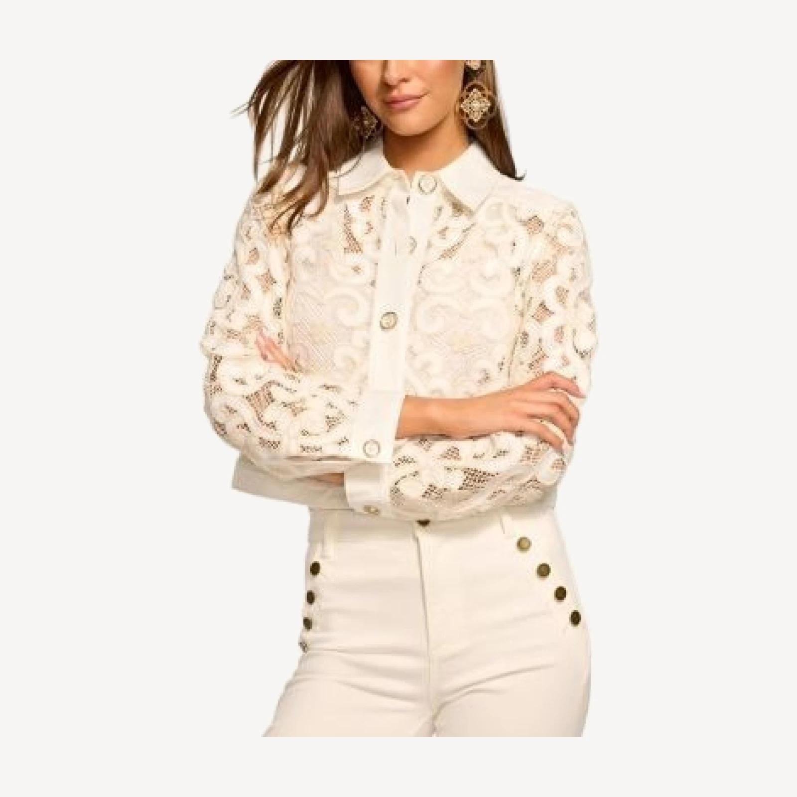 Ramy Brook Sapphire Embroidered Jacket